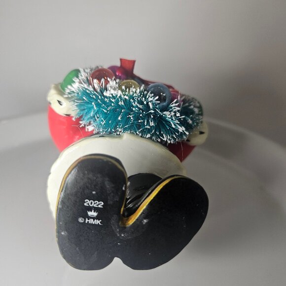2022 Retro Jolly Santa Porcelain Hallmark Keepsake Special Edition Ornament # QX - Picture 5 of 7